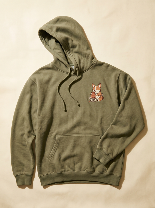 Pottery Corgi Hoodie