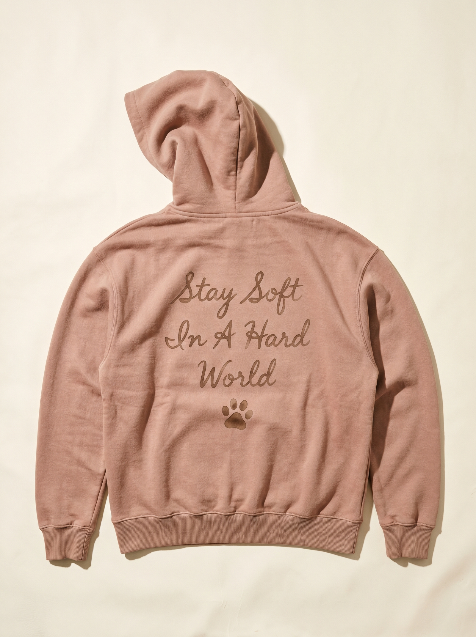 embroidered vinyl corgi hoodie - flat back