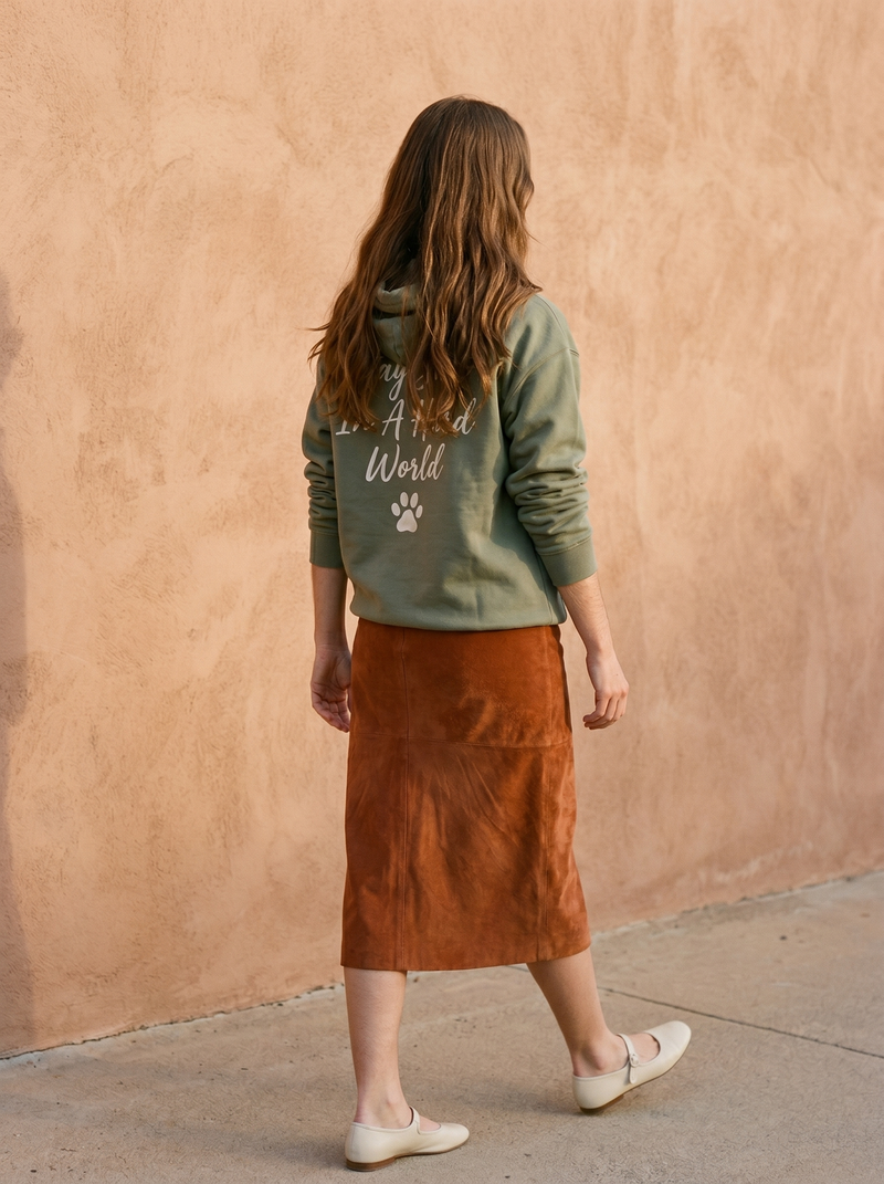 Sunset Walk Corgi Hoodie