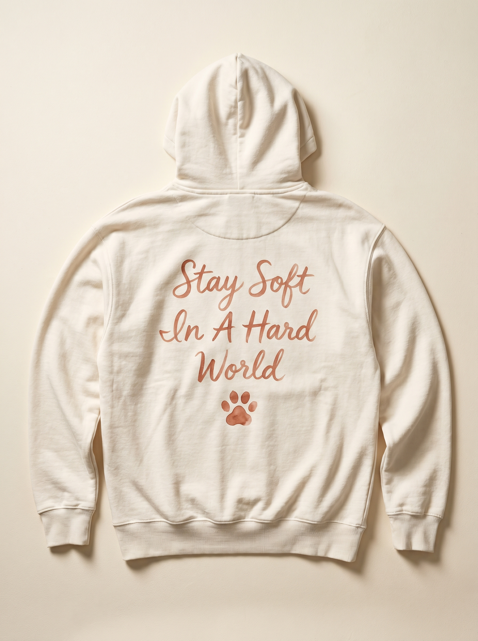 embroidered skincare corgi hoodie - flat back