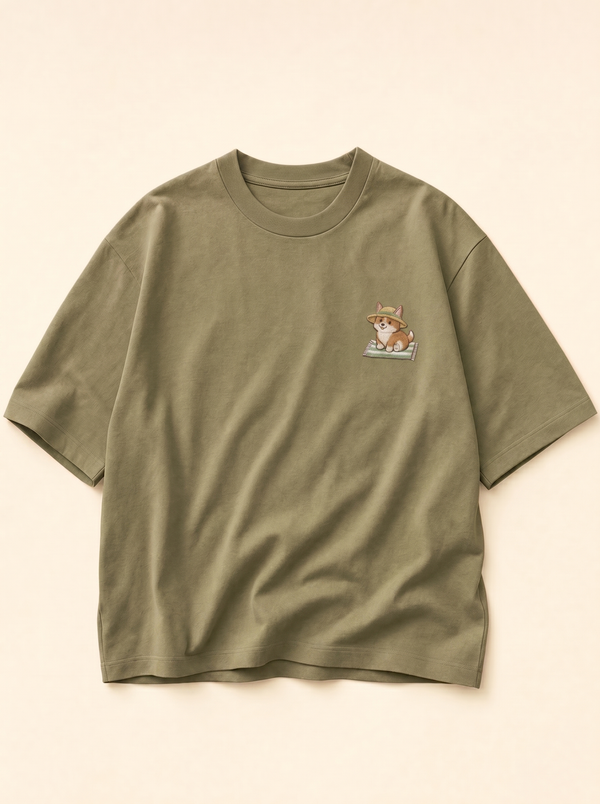 Beach Day Corgi T-Shirt