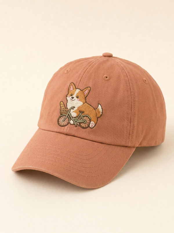 Bike Ride Corgi Hat