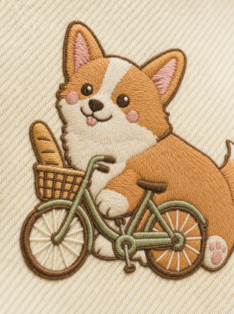 Bike Ride Corgi Hat