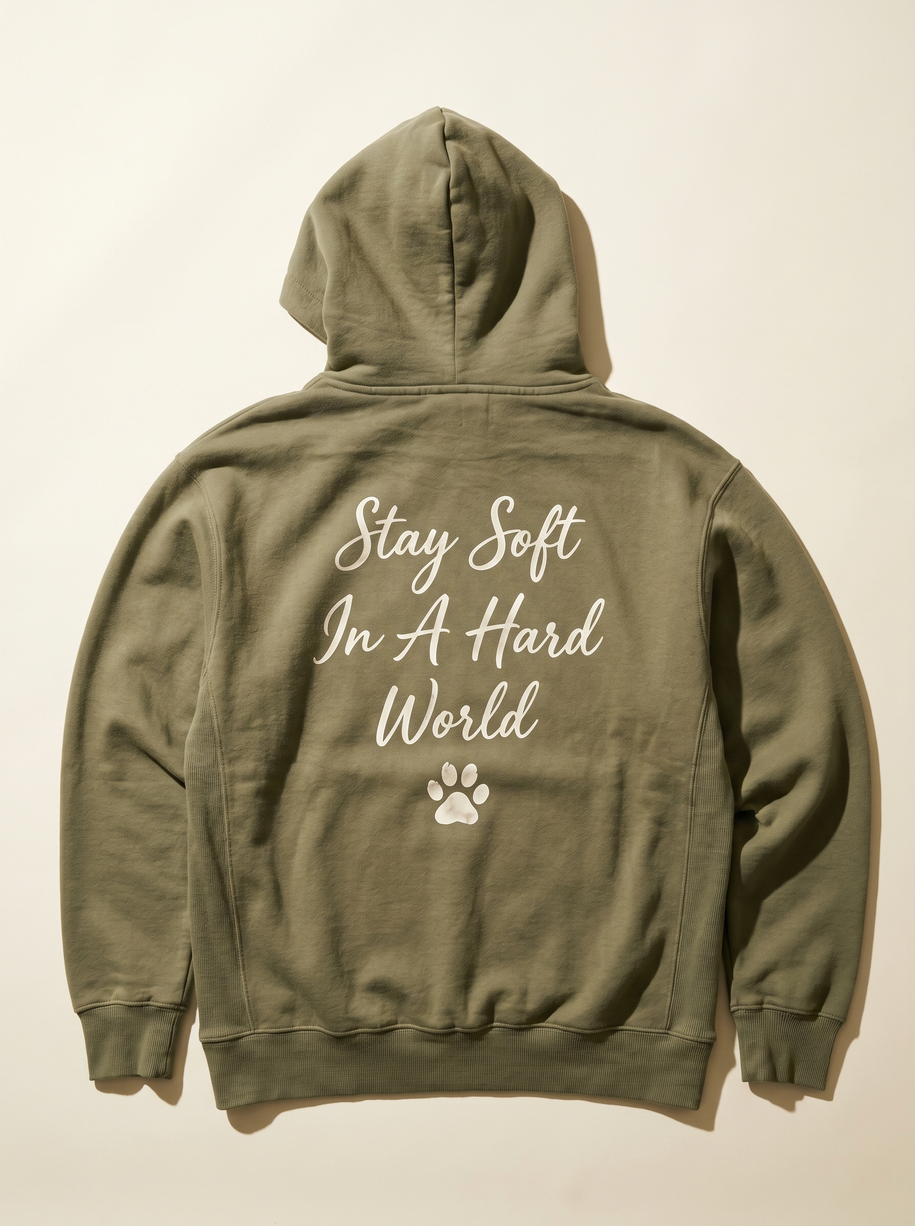 embroidered journaling corgi hoodie - flat back