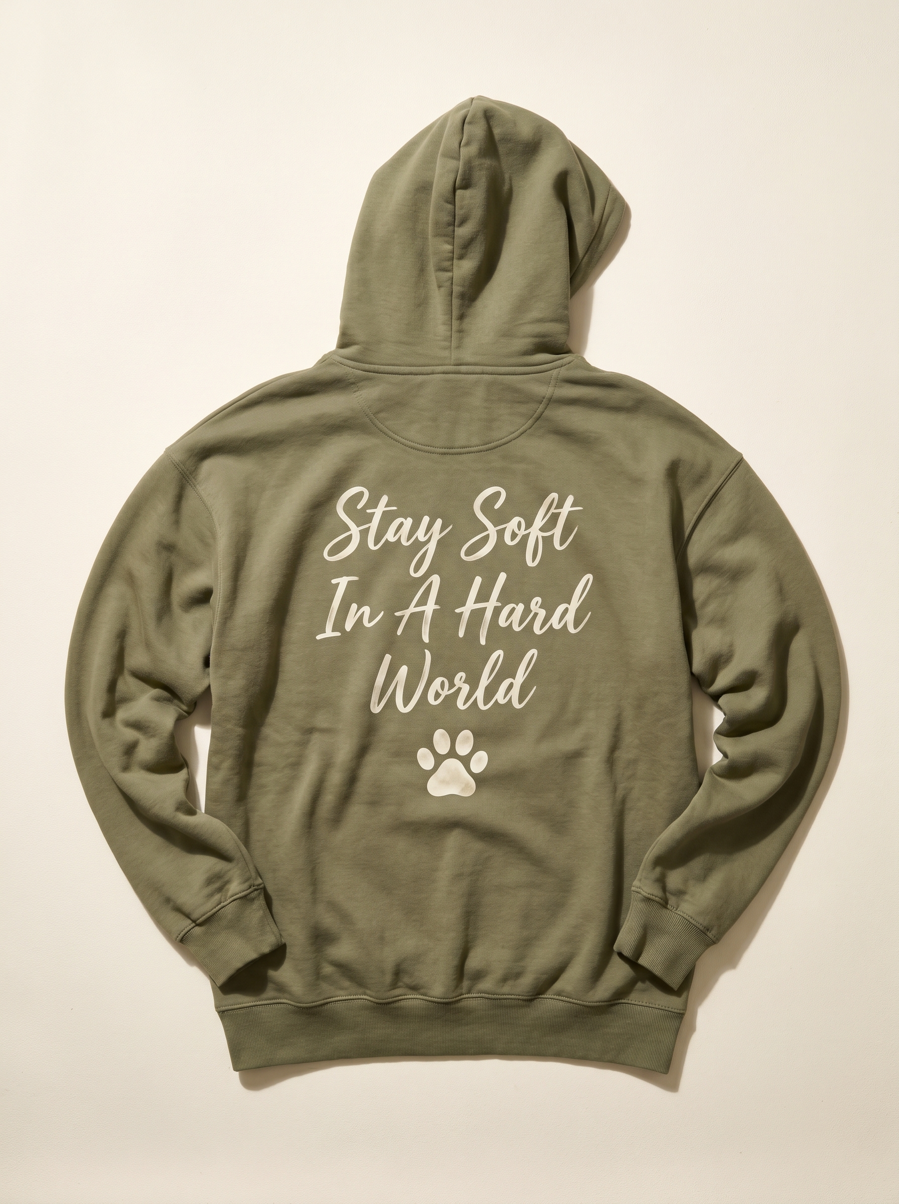 embroidered sunset walk corgi hoodie - flat back
