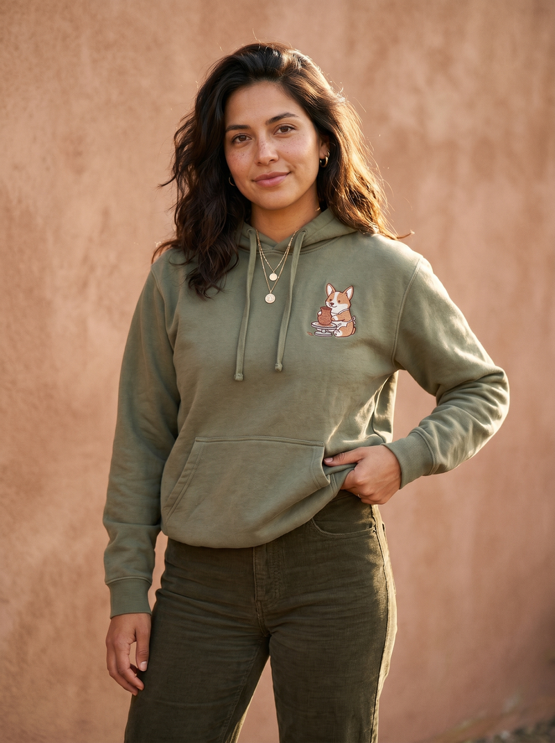 Pottery Corgi Hoodie