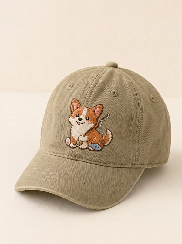Fishing Pier Corgi Hat
