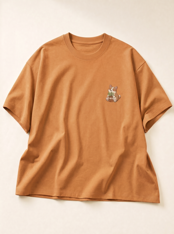 Herb Garden Corgi T-Shirt