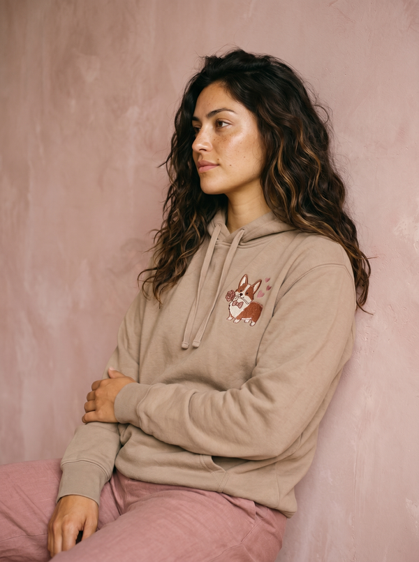 model seated