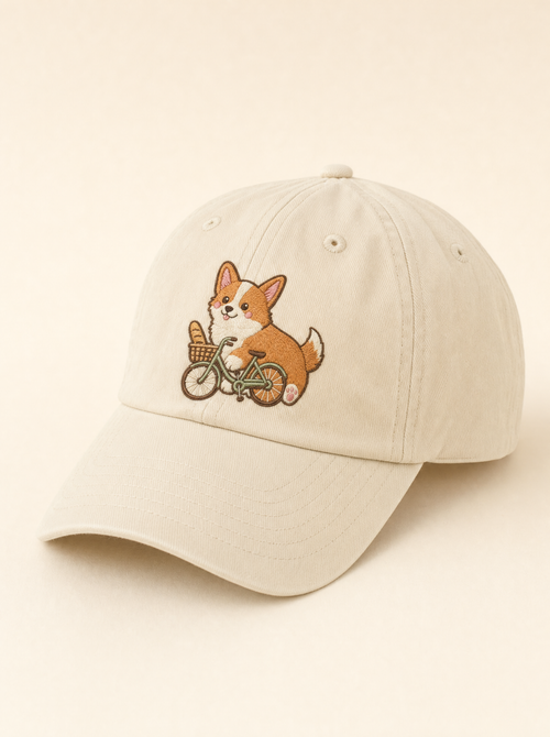 Bike Ride Corgi Hat