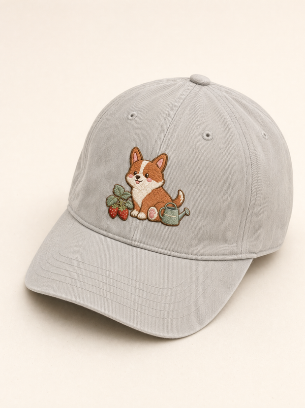 Strawberry Corgi Hat