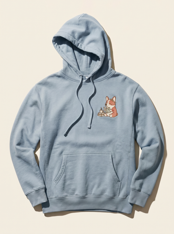 Journaling Corgi Hoodie