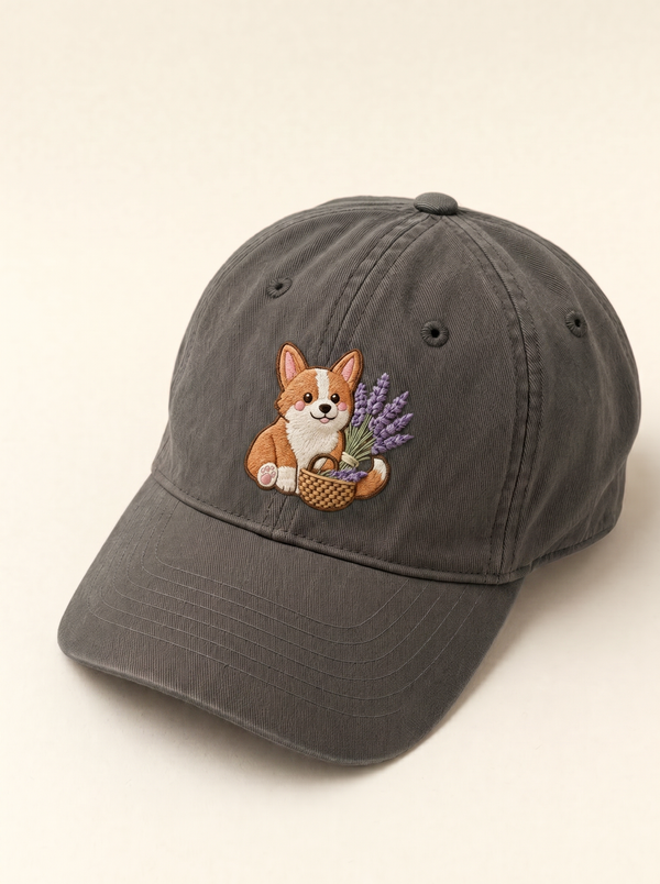 Lavender Corgi Hat