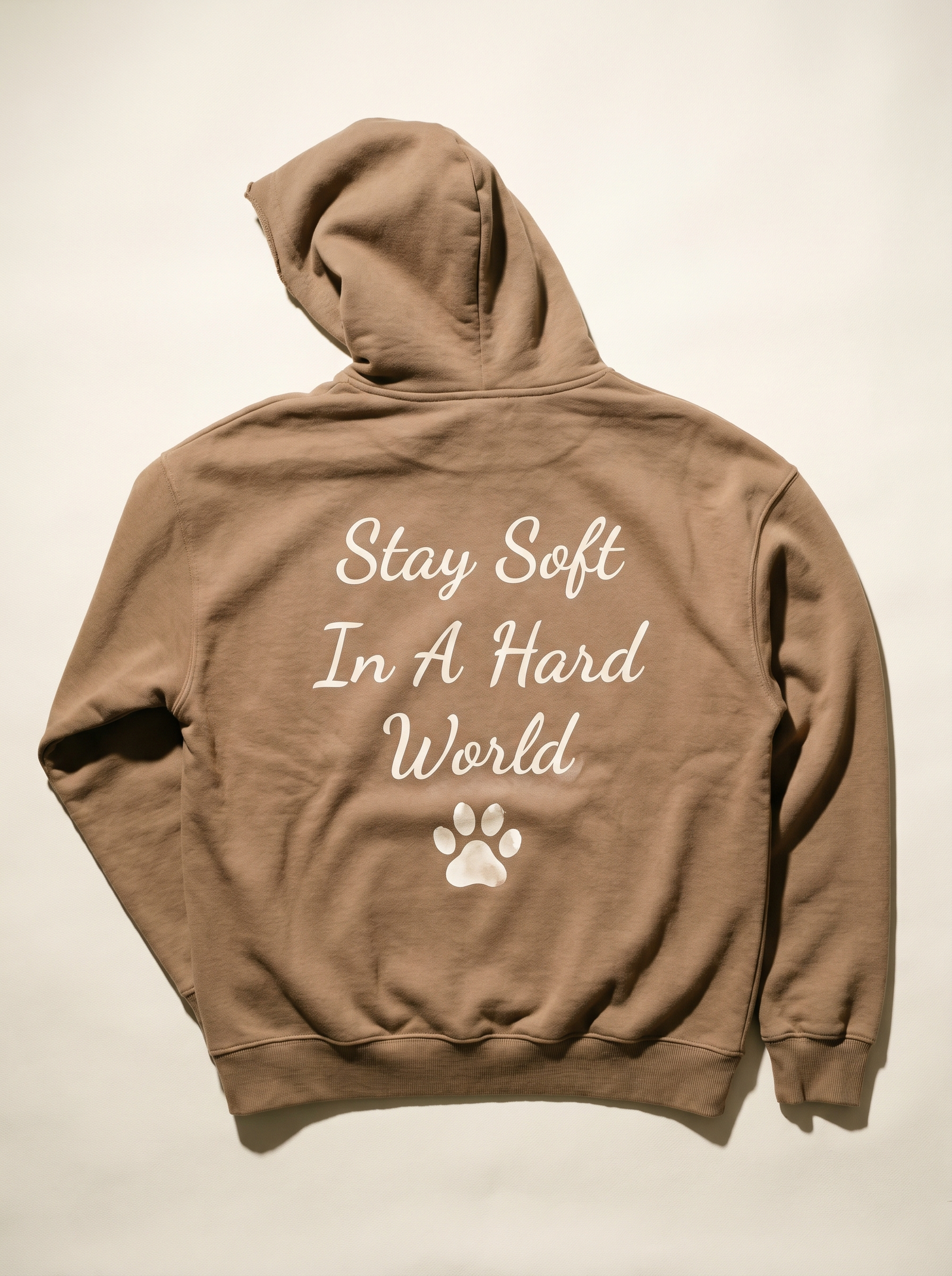 embroidered coffee date corgi hoodie - flat back