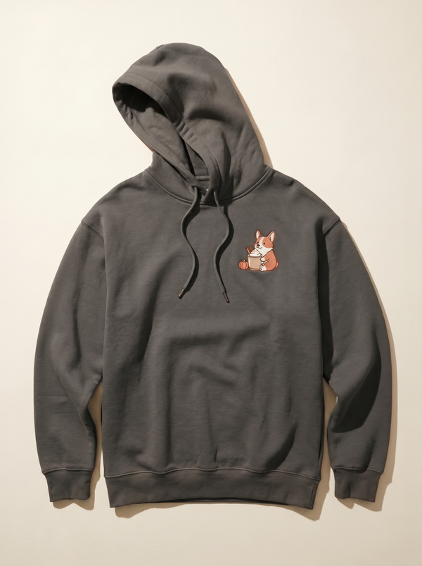 Pumpkin Spice Corgi Hoodie