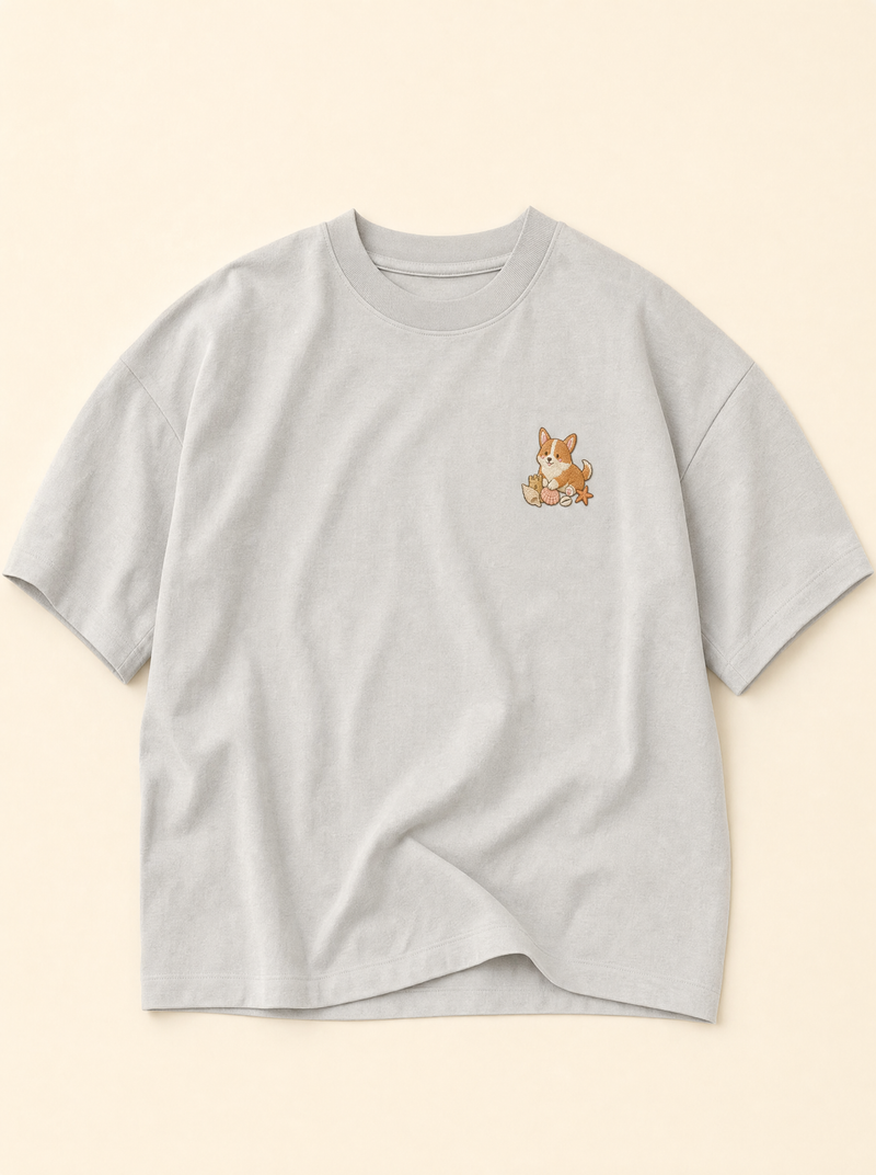 Seashell Corgi T-Shirt