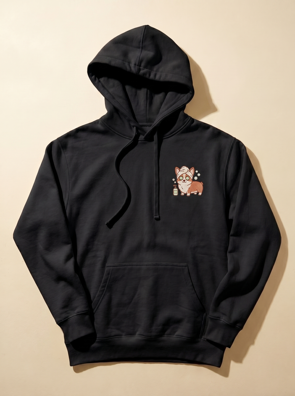Skincare Corgi Hoodie