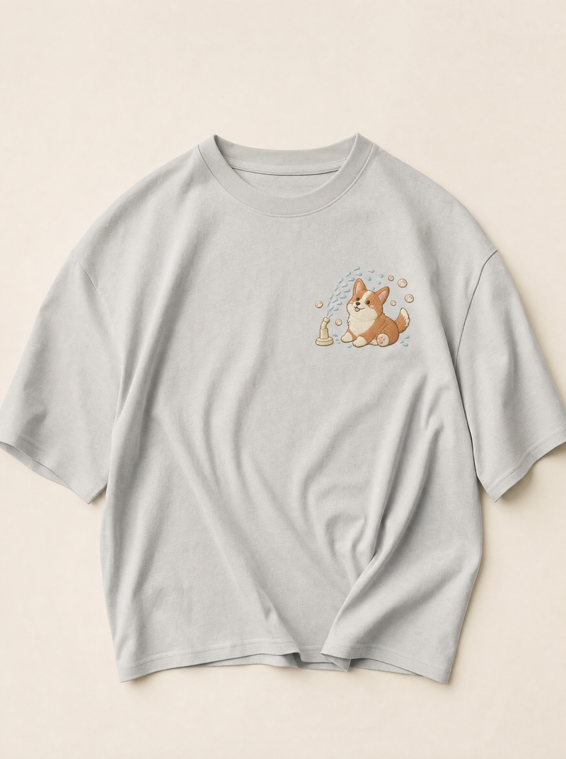Splash Pad Corgi T-Shirt