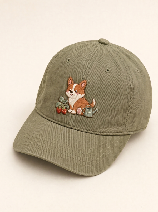 Strawberry Corgi Hat