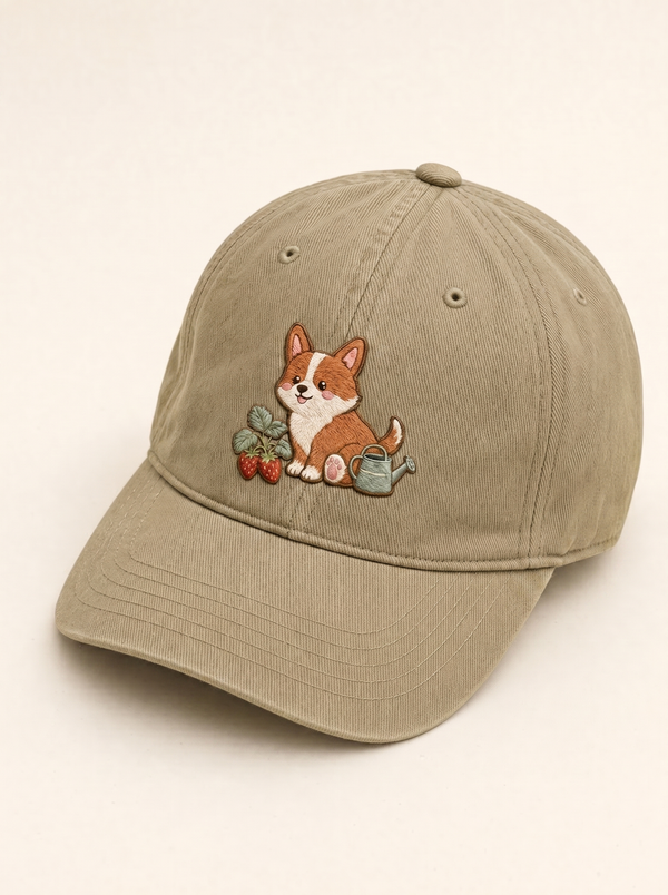 Strawberry Corgi Hat