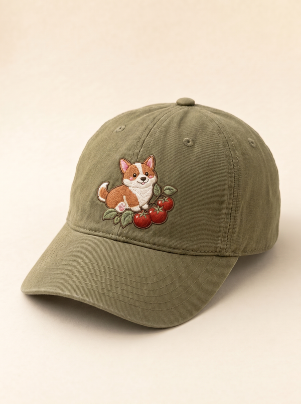 Tomato Vine Corgi Hat