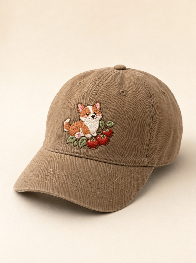 Tomato Vine Corgi Hat