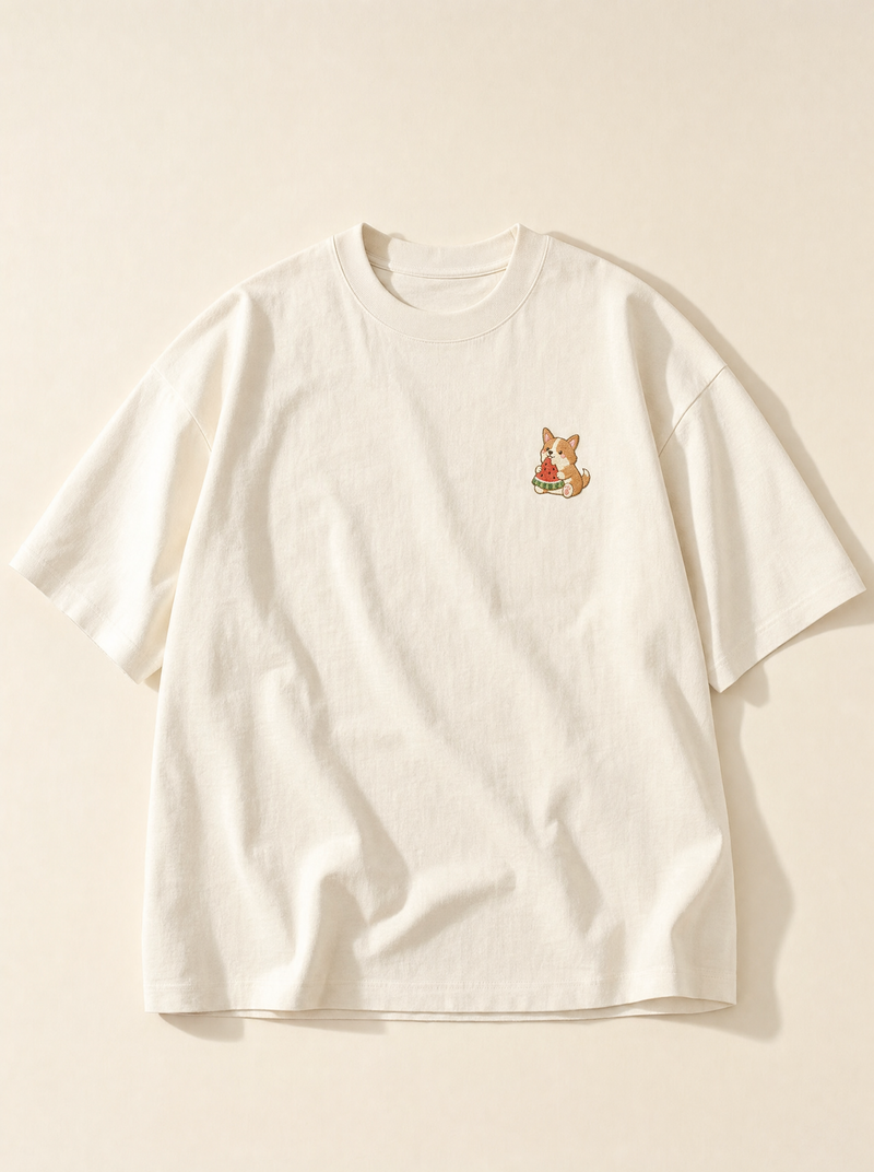 Watermelon Corgi T-Shirt