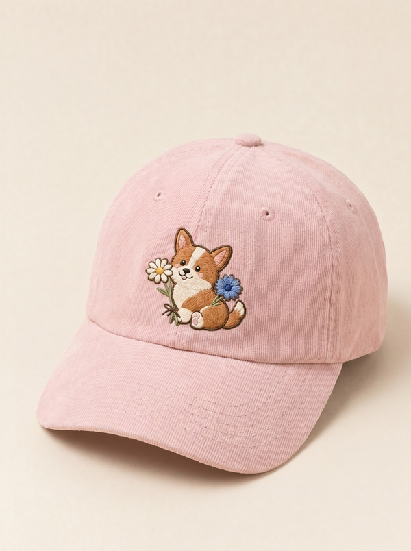 Wildflower Corgi Hat