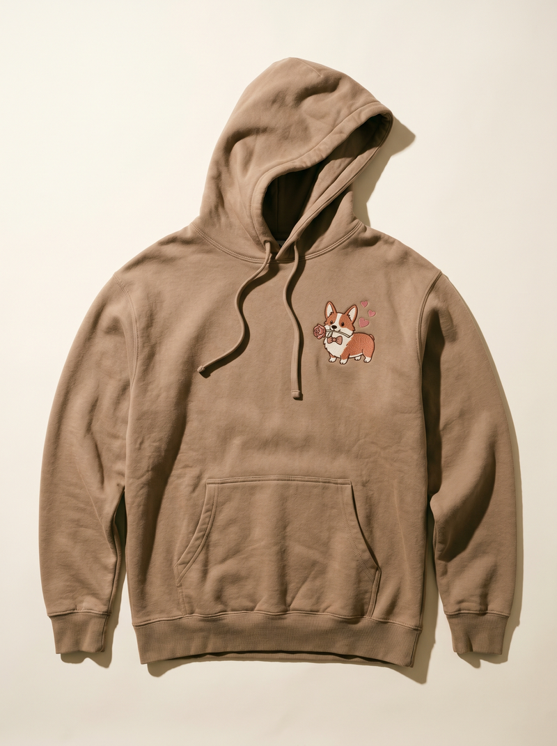 Date Night Corgi Hoodie